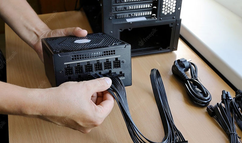 podkl-provodov Подклоючение блока питания