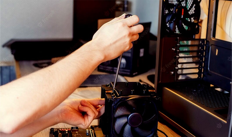 ustanovka-kulera Установка кулера